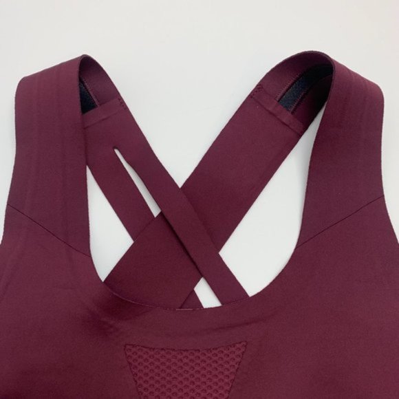 NWOT Sweaty Betty Maroon All Train Sports Bra - Picture 8 of 8